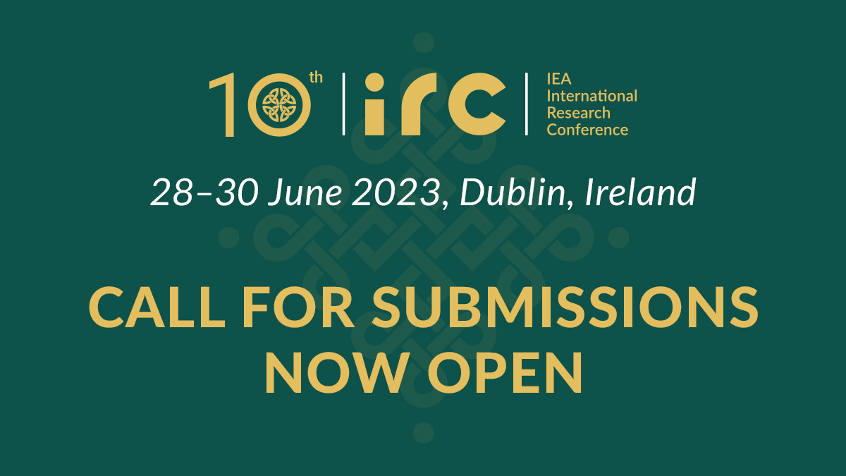 Submissions are open for the 10th IEA IRC 2023 in Dublin